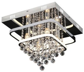 Rabalux 2239 - Felületre szerelhető kristálycsillár PALLAS LED/36W/230V + 4xE14/40W 2239