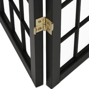 Fekete Tömörfa Paraván. EF-E803 BK