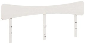 fehér tömör fenyőfa fejtámla 180 cm