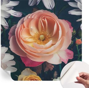 Öntapadós fotótapéta Falra 3D Loft Virágos harmónia 250x250 cm