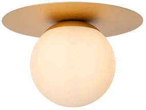 Lucide 79187/01/02 - Mennyezeti lámpa TRICIA 1xE27/15W/230V átm. 25 cm arany