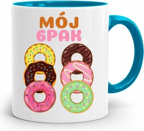 Bögre Kék Vicces Ajándék 6PACK nyomott mintával