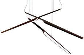 Függeszték Swan Wing 1130 mm, szabályozható, többféle változatban - TUNTO Modell: természetes dió, Borító: préselt rétegelt lemez, feketére pácolt