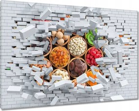 Vászonkép 60x40 Bakália és dió