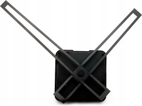 Csendes kvarc óraszerkezet Fekete mutatók, 11,2 cm