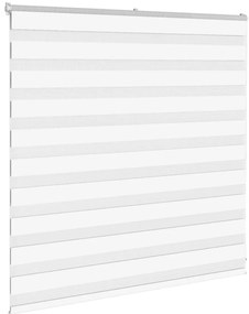 zebrafüggönnyel fehér szövetszélesség 135,9 cm poliészter