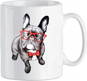 Francia bulldog mintás bögre Ajándék 330 ml