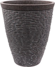 Újrahasznosított műanyag virágcserép ø 38 cm – Dakls