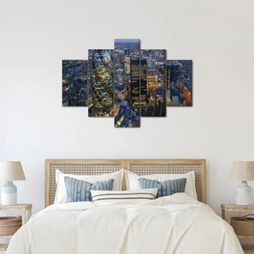 Kép - London esti panorámája (150x105 cm)