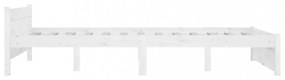 vidaXL fehér ágykeret fiókokkal 120 x 200 cm
