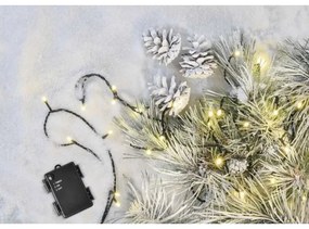 LED Karácsonyi fényfüzér kültéri 120xLED/3xAA 8,9m IP44 meleg fehér