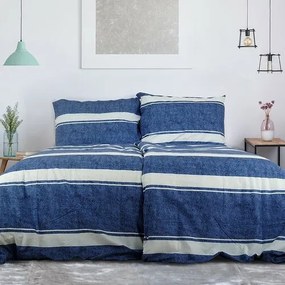 B.E.S. Petrovice Top Class Blue line krepp ágyneműhuzat, 140 x 200 cm, 70 x 90 cm