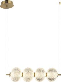 Italux Lazie PND-29038-4-GD Függőlámpa 4x19W/LED 3000K 1400lm IP20