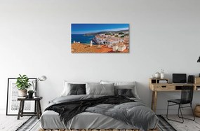 Canvas képek Spanyolország Város hegyek tenger 100x50 cm