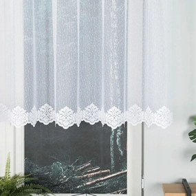 Zsakkard Függöny Nappali Szobába Konyhába 110cm fehér