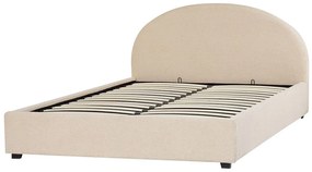 Franciaágy 160 cm Vissarion (szürke) (ágyráccsal és tárolóhellyel). 1076343