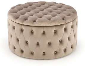 Nunez puff bézs 70 cm-es
