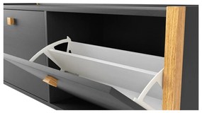 Bode sötétszürke cipősszekrény - Woodman