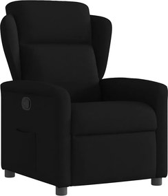 vidaXL fekete szövet dönthető fotel