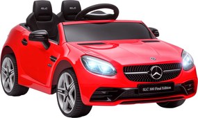 AIYAPLAY 12V Elektromos Autó Gyerekeknek, 2.4G Távirányítóval, LED Fényszóróval, Biztonsági Övvel, Klaxonnal és Zenével, Mercedes SLC 300 Gyerekautó 3