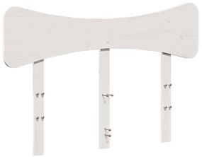 fehér tömör fenyőfa fejtámla 135 cm