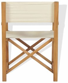 Összecsukható tömör tíkfa rendezői szék