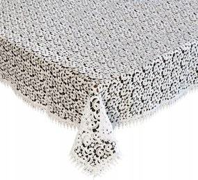 Abrosz Gipszből 110x160 Fehér Dekorációs Asztalra