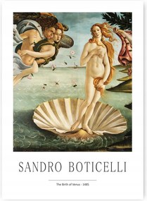 Sandro Boticelli Vénusz Születése Vénusz Poszter B2 50x70cm #295