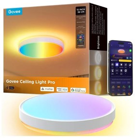 Govee - LED RGBIC Dimmelhető mennyezeti lámpa LED/49W/230V 2700-6500K Wi-Fi