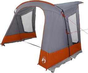 vidaXL Karaván sátor 3 fős Szürke és narancs 252 x 245 x 245 cm