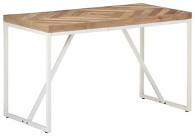 Tömör akác és mangófa étkezőasztal 120 x 60 x 76 cm