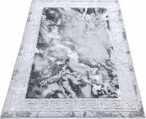 Szőnyeg 160x220 Modern Márvány Nappaliba Szürke