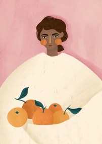 Illusztráció The Woman With the Oranges, Bea Muller