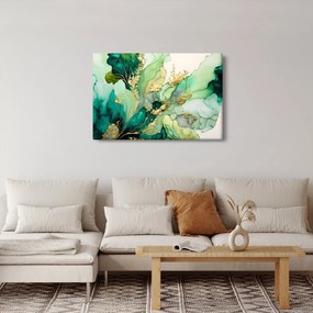 Kép - Zöld absztrakció (90x60 cm)