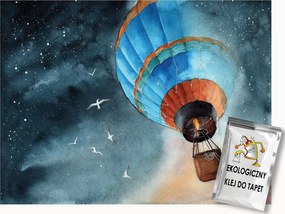 Fotótapéta Flizelina Ég Utazás Repülés Léggömb Madarak Csillagok Álom 250x175 ragasztó