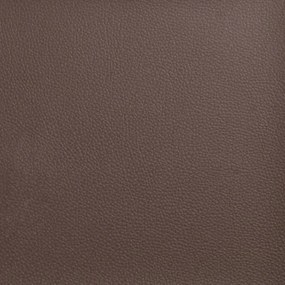 3 részes barna műbőr Chesterfield kanapégarnitúra