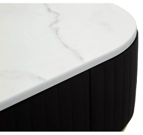 Fekete-aranyszínű konzolasztal 43x100 cm Montpellier – Mauro Ferretti