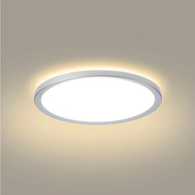 Brilagi - ULTRA SLIM LED fürdőszobai mennyezeti lámpa, 12W/230V, Ø 22,5 cm, ezüst, IP54