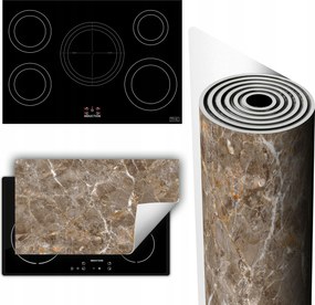 Vinil Tűzhelyvédő Szőnyeg Asztallap 90x52 szürke márvány