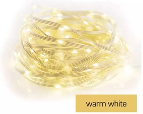 LED karácsonyi drop fényfüzér, 16 m, kültéri és beltéri, meleg fehér, időzítő
