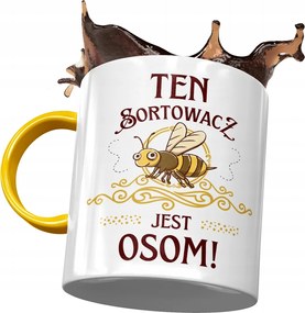 Sárga Bögre Válogatónak Ez a Válogatós Darázs Nyomtatott Fotóval