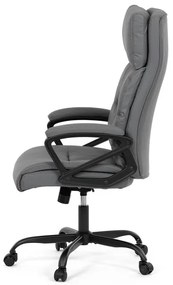 Irodai szék hintamechanikával, szürke műbőr kárpittal. KA-Y346 GREY