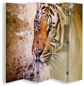 Gario Paraván Tigris portréja Méret: 180 x 170 cm, Kivitelezés: Klasszikus paraván