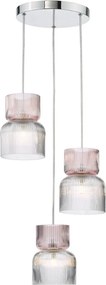 Dar Lighting Auberta AUB0303 Függőlámpa 3x25w/g9 ip20