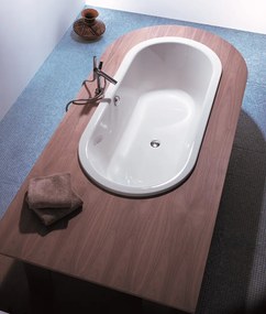 Hoesch Starck ovális fürdőkád 175x80 cm ovális fehér 6135.010