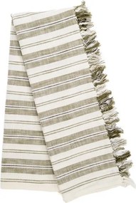 Zöld pamut takaró 150x200 cm Indira – Tiseco Home Studio