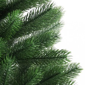 zöld műkarácsonyfa élethű tűlevelekkel 65 cm