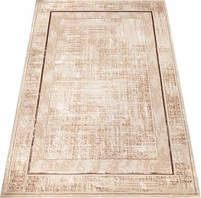 Nappali Szőnyeg Nagy Bézs Puha 160X220 Modern Stílusos Vastag Divatos