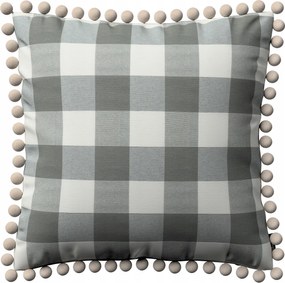 Dekoria párnahuzat Wera szürke-fehér kockás