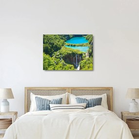 Üveg kép - Vízesések (70x50 cm)